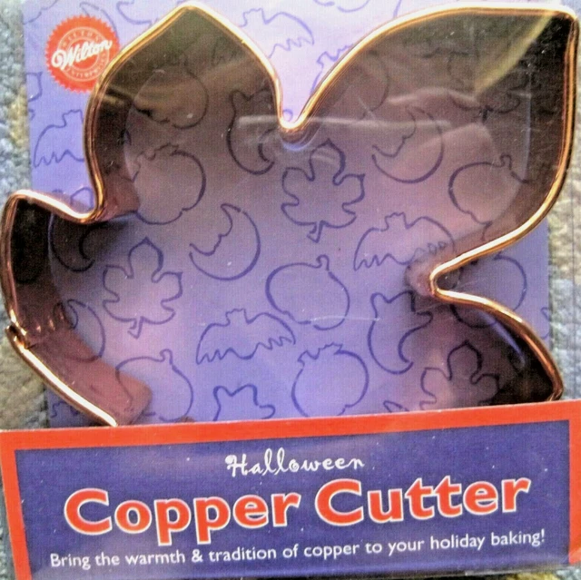 Wilton Halloween Copper Cookie Cutter Maple Leaf New in Box