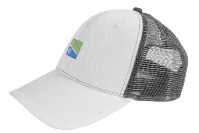 Preston Innovations White Baseball Cap Vents Hat Spring Summer Match Fishing NEW