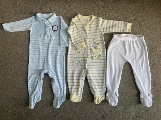 6-9 Months Baby Boy Sleepsuits Pjs Bundle 🌈