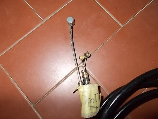 tre cavi fili trasmissioni gas accelleratore frizione Moto Morini 350 sport usat