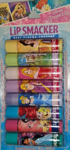 Disney Princess Lip Smacker Lip Balm Party Pack Variety 8 Pack Blue Pack