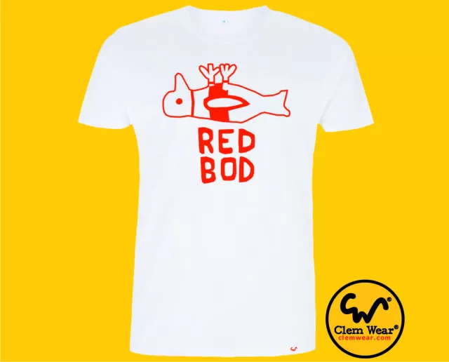 RED BOD t shirt Hull tee t-shirt Rovers KR Pongo men Clem Wear city rugby DEAD