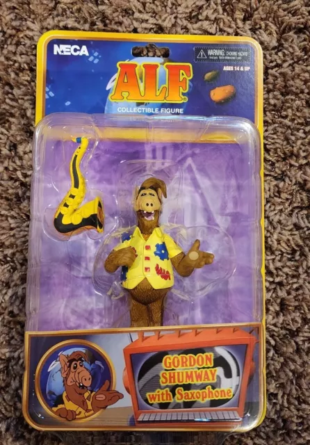 NECA ALF Gordon Shumway with Saxophone Collectible Figure NEW