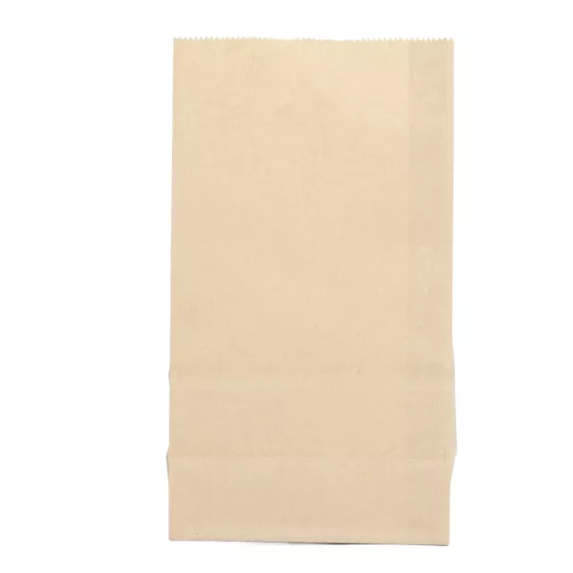 100 Microwave Tear Resistant Kraft Paper Bags French Fries Paper Bags