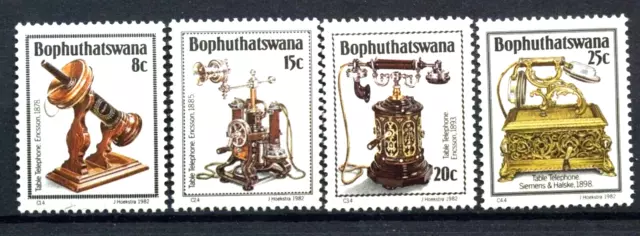 Bophuthatswana 1982 Sg92-95 History Of The Telephone (2Nd Series) -  Mnh