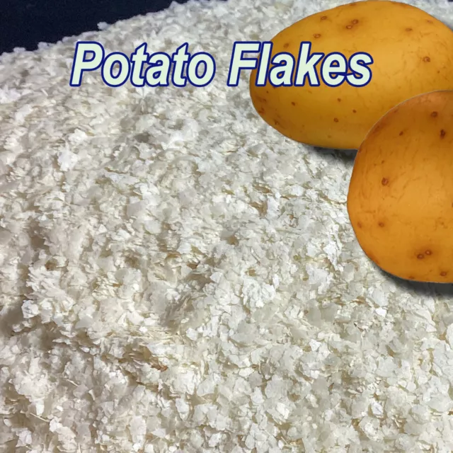 100% Dehydrated Potato Flakes ORGANIC Instant Mashed Potatoes BELGIUM NO Fillers
