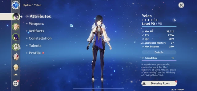 Compte Genshin Impact AR50 | WL6 | Raiden C2, Ganyu C1, Zhongli, Yoimiya - Neuf