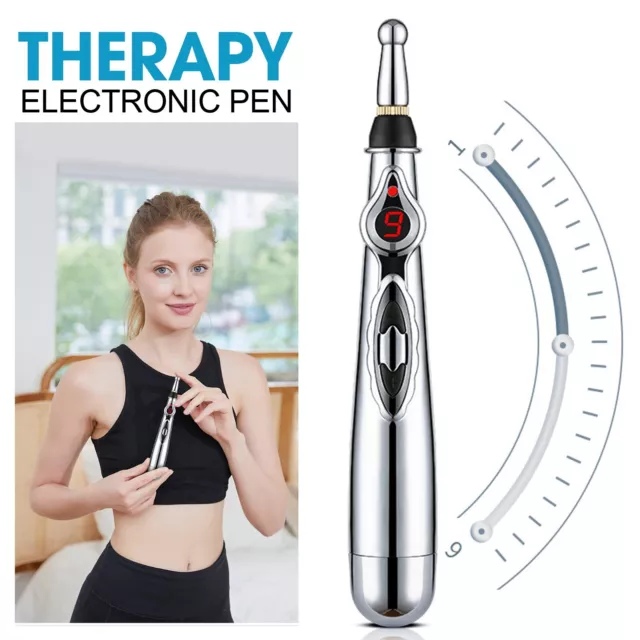 Acupuncture Therapy Electronic Pen Meridian Energy Heal Massage Pain Relief NEW