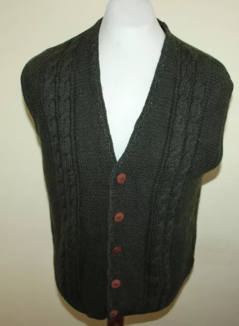 HANDARBEIT TRACHTEN WALK WESTE ca GR 52 WOLLE HERREN FASCHING WIESN TIROLER