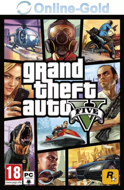 GTA 5 - Grand Theft Auto V -  PC [Rockstar] codice di download digitale - IT/EU