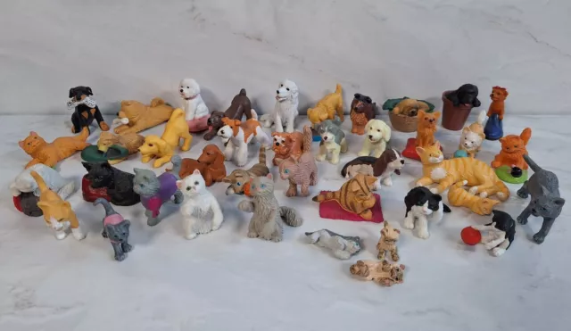 Vintage Puppy In My Pocket & Kitty Bundle x40 - MEG, 90s, 1990s, Toys, Figures