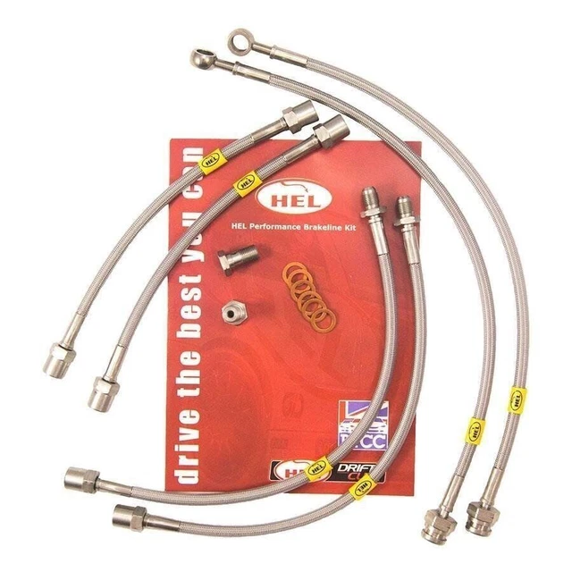 Kit Durites De Frein Tressées Inox +3 Pour Suzuki LT-Z400, Kawasaki KFX400, Arctic Cat DVX 400 (2003-2008)