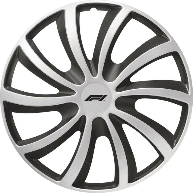Copriruota FORMULA 1 10849 argento 16 4 pezzi