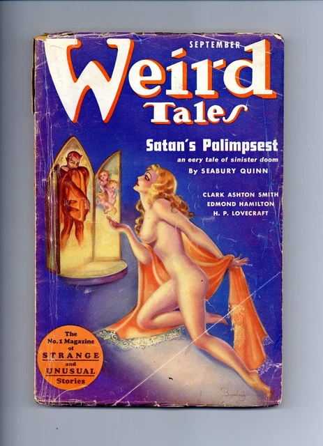 Weird Tales Pulp 1st Series Sep 1937 Vol. 30 #3 VG