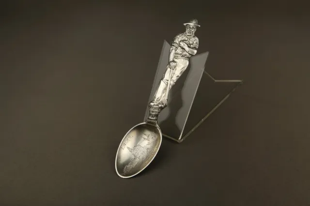 Cucchiaio d'argento antico, timbrato - Tigris Antiques & Art