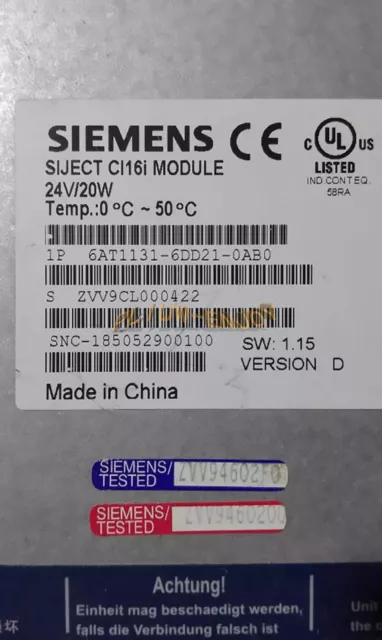 1PC SIEMENS Control Unit 6AT1131-6DD21-0AB0 USED