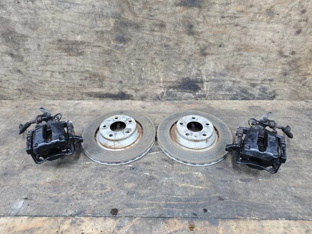 Audi Tts Ttrs 8J Mk2 S3 8P Mk2 Bremssättel Hinten & Scheiben Paar Tt Trw Schwarz