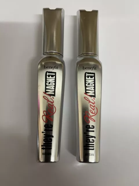 2 X Benefit They're Real Magnet Lifting Lengthening Mascara BLACK