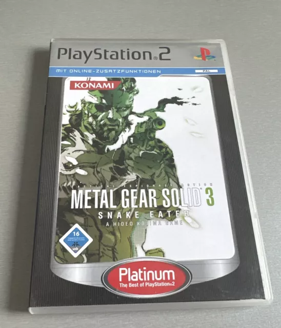 Sony Playstation 2 Metal Gear Solid Snake Eater 3 Verpackung