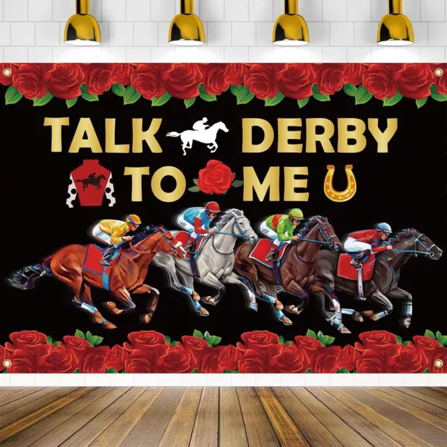 Party Decorations for Women Horse Racing Festival Party Decoration Background