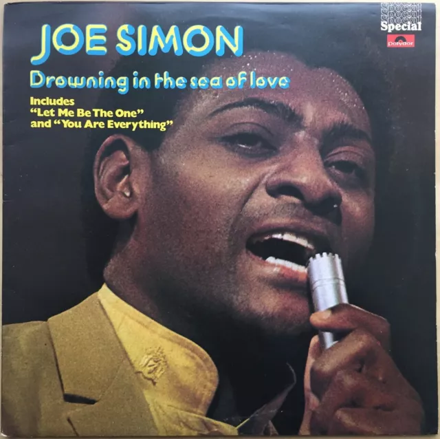 Joe Simon Drowning In The Sea Of Love 1St Press 1972 Uk Polydor Vinyl Lp 2482278