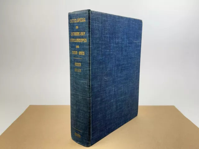 Encyclopedia on Cathode-Ray Oscilloscopes großes Buch 1950 Rider selten
