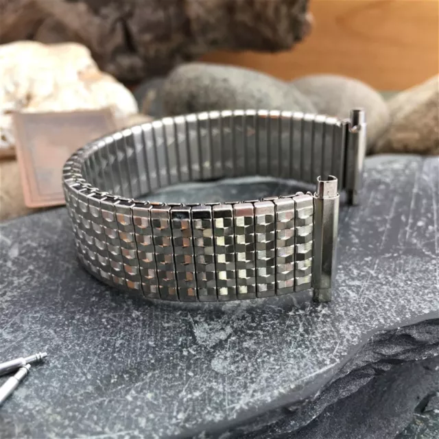 JB Champion 1970s NOS Stainless Steel Expansion Vintage Watch Band 18mm 19mm