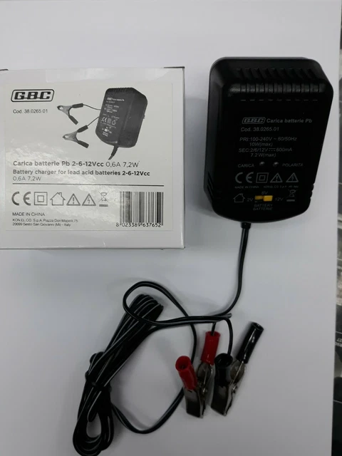 Caricabatteria Al Piombo H-TRONIC AL800 Trattorino Per Batterie Da 2 6 12v 68222353