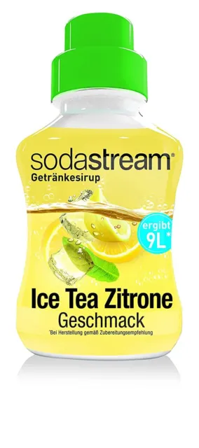 Bebidas Soda Stream jarabe té helado limón 3x375ml [MHD 03/23]