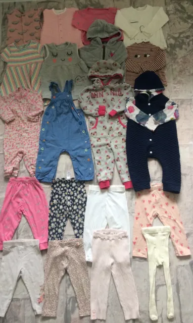 Baby Girls 12-18 Months Clothes Bundle Hoodie Dress Tights Tops Swim Costume Etc