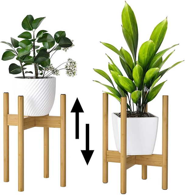 Lot de 2 Support de Fleur Plante Pot de Fleurs 2 Pièces pour Balcon Jardin Salon
