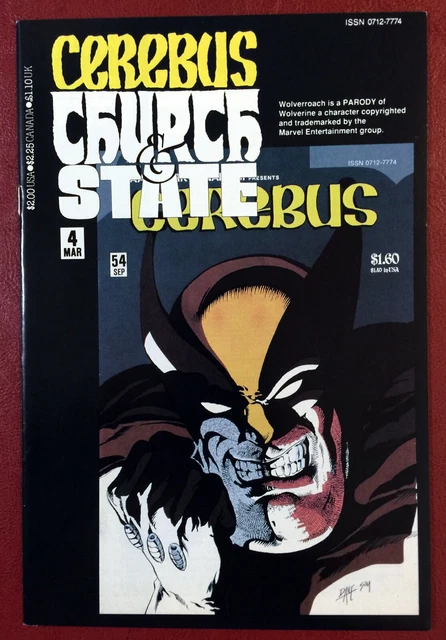 Cerebus the Aardvark #54 NM Origin & 1st App of Wolveroach (Wolverine Parody)