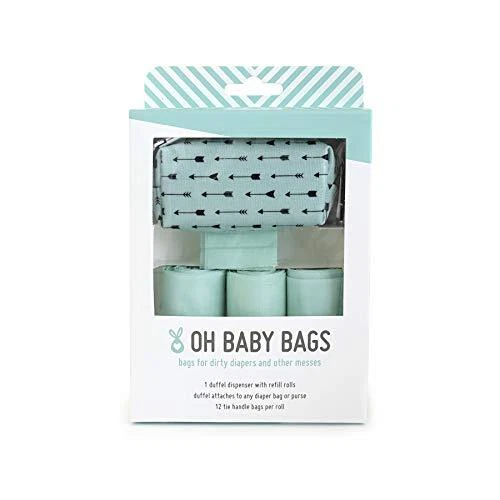 Sea Arrow Dirty Diaper Bag Dispenser, Clip On Bag Holder Attaches to Any Diaper