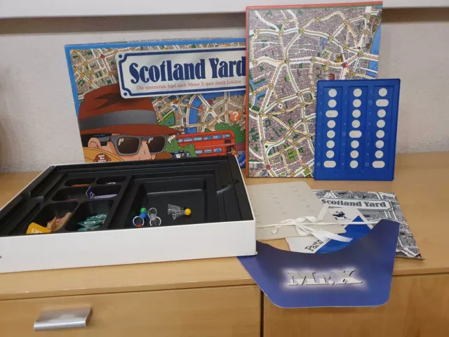 Scotland Yard Gesellschaftsspiel Brettspiel Ravensburger 1983 Spiel des Jahres