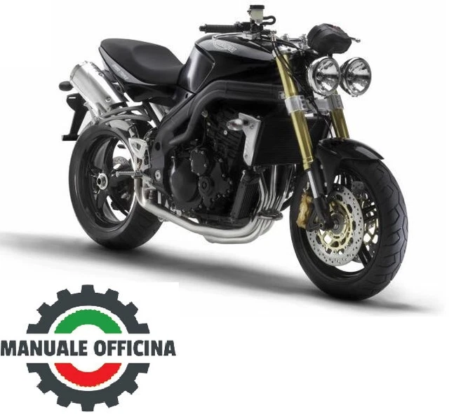 Manuale Officina Triumph Speed Triple 1050 2005 - 2011 Riparazione Tagliando