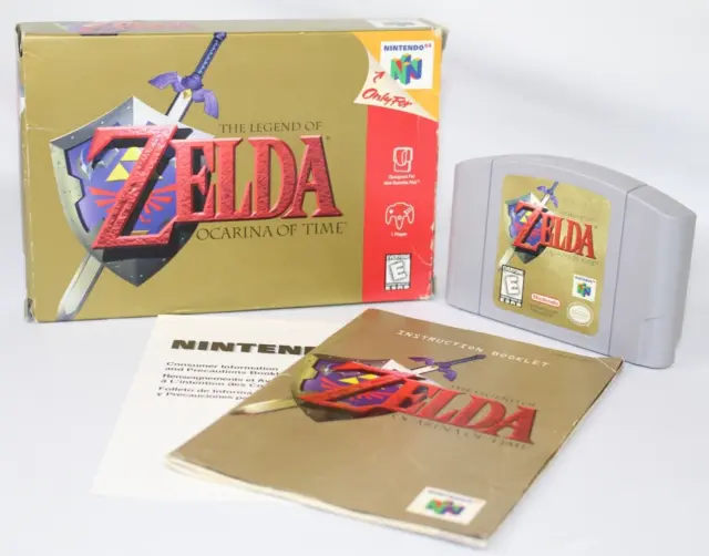 N64 Version 1.0 Zelda Ocarina Of Time ~ NTSC-J Japanese *USA SELLER *  Authentic