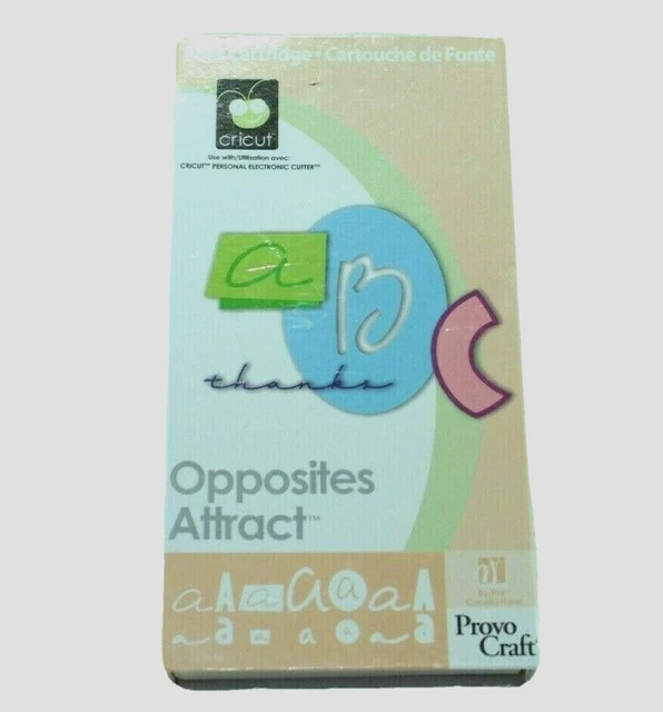 2006 PROVO CRAFTS Cricut Opposites Attract Keypad Overlay Cartridge