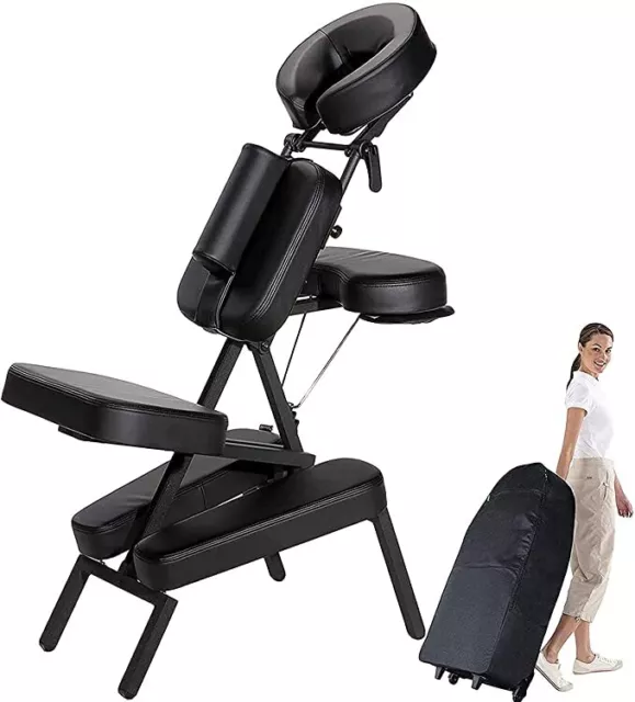 Master Massage Apollo XXL Portable Massage Chair Package with Wheeled Case