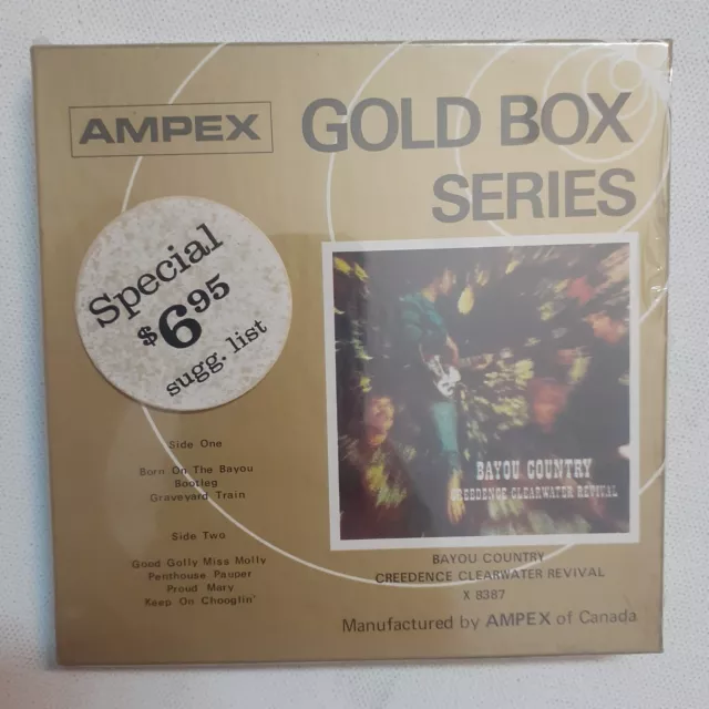 CREEDENCE CLEARWATER REVIVAL Ampex Canada Gold Box Series Reel-to-Reel Tape  1969 $119.52 - PicClick