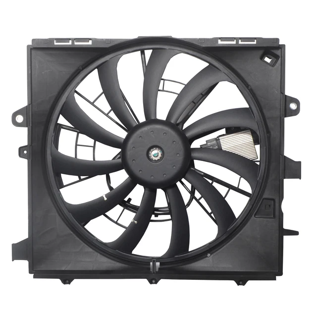 Radiator Cooling Fan For 2013-2016 Cadillac ATS Center OE Replace+Control Module