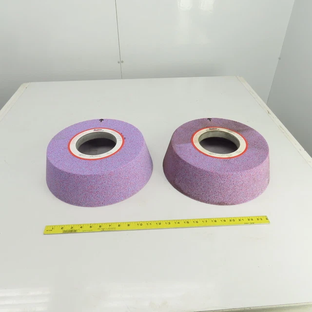 Radiac Abrasives 34226744 14" x 4" x 5" Conical Cup Grinding Wheel 7BP30 Lot/2