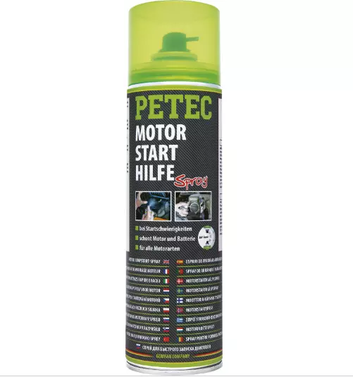 PETEC 70450 engine start aid spray cold start starter spray petrol diesel 500ml