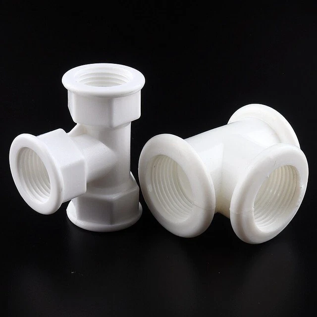 Female Thread Tee Connector Garden Irrigation Plastic PPR Reducing 3 ways T-type 3