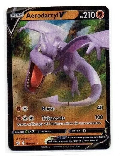 aerodactyl carta Pokemon - Collezionismo In vendita a Bergamo