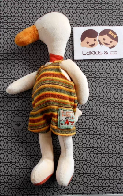 DOUDOU PELUCHE MOULIN ROTY AMEDEE LE CANARD LA GRANDE FAMILLE 30 cm D791