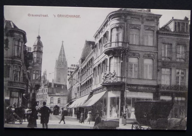 ET446B) CPA PAYS BAS NETHERLAND GRAVENHAGE Gravenstraat