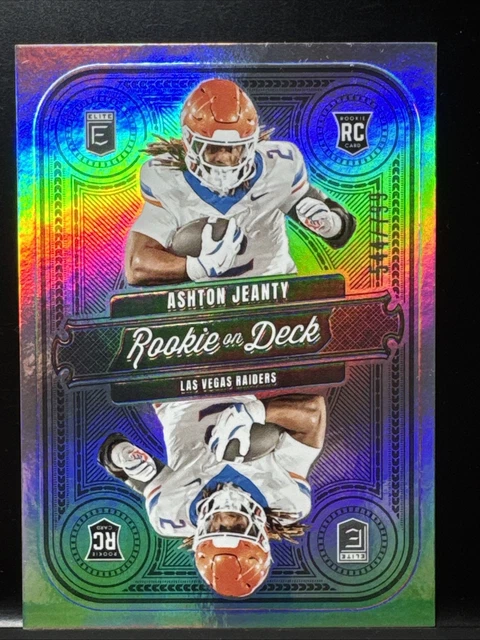 2025 PANINI DONRUSS Elite Rookie On Deck Ashton Jeanty RC SP