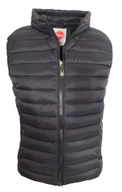 Smanicato Uomo Gilet Resistente Lavoro 100 Grammi Piumino Tinta Unita Nero Blu Smanicato Uomo Gilet Resistente Lavoro 100 Grammi Piumino Tinta Unita Nero Blu