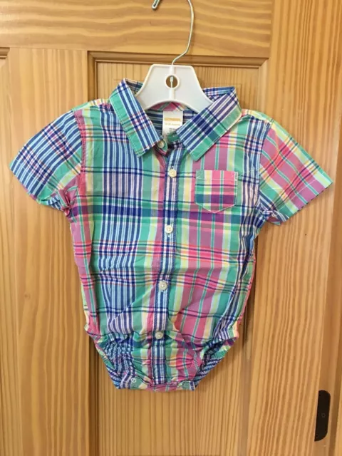 NWT Gymboree Plaid Bodysuit Baby Boy Easter Newborn Essential Outlet Many Sizes