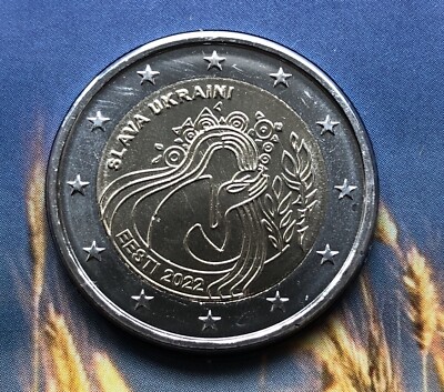 2 EURO ESTONIA 2022 PACE IN UCRAINA    DISPONIBILE PER  MESE DI Dicembre 